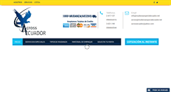 Desktop Screenshot of mudanzaespecialecuador.net